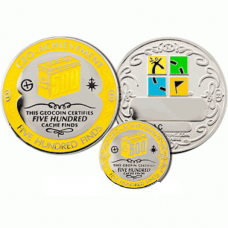 500 Finds Geo-Achievement set Geocoin 500 Finds Geo-Achievement set Geocoin