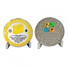 500 Finds - Geo- Achievement Award Geocoin 500 Finds - Geo- Achievement Award Geocoin