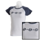 Ladies Tech + Nature Tee - White/Navy - Small