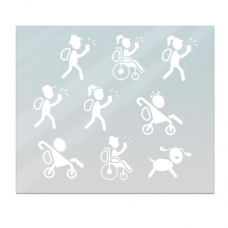 Geocaching Family Sticker : MAN