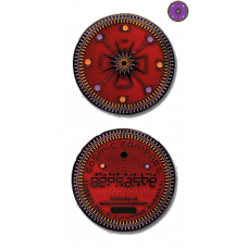 Geocoin - Geocache Cosmic Compass (Red)