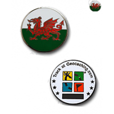 Welsh Dragon Micro Geocoin Welsh Dragon Micro Geocoin