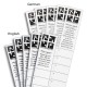 Micro Log Strips - Set of 5 English