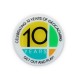 10 Years of Geocaching Lapel Pin