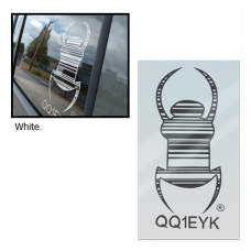 Vehicle Decal Travel Bug - Black