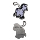 Zelda the Zebra Travel Tag