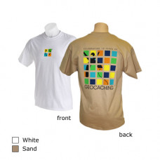 Geocaching 10 Year Anniversary T-Shirt - Sand - Small
