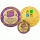 3000 Finds Geo-Achievement set Geocoin